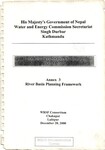 Water resources strategy formulation phase  2 study annex 3-river basin planning framework,2000; p.310