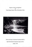 Report on investigations of Tsho Rolpa Glacier Lake, Rolwaling Valley, 1996;p.119