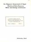 A Review of Methods used for Estimating Evapotranspiration and Irrigation Water Requirements of Crops in Nepal's Agricultural Belt. / Ragwen, M.R., . - Kathmandu : WECS, May,1983. - 132 p.